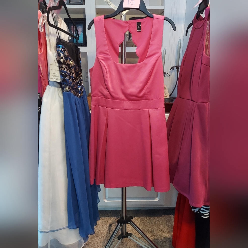 Hot Pink Windsor Dress